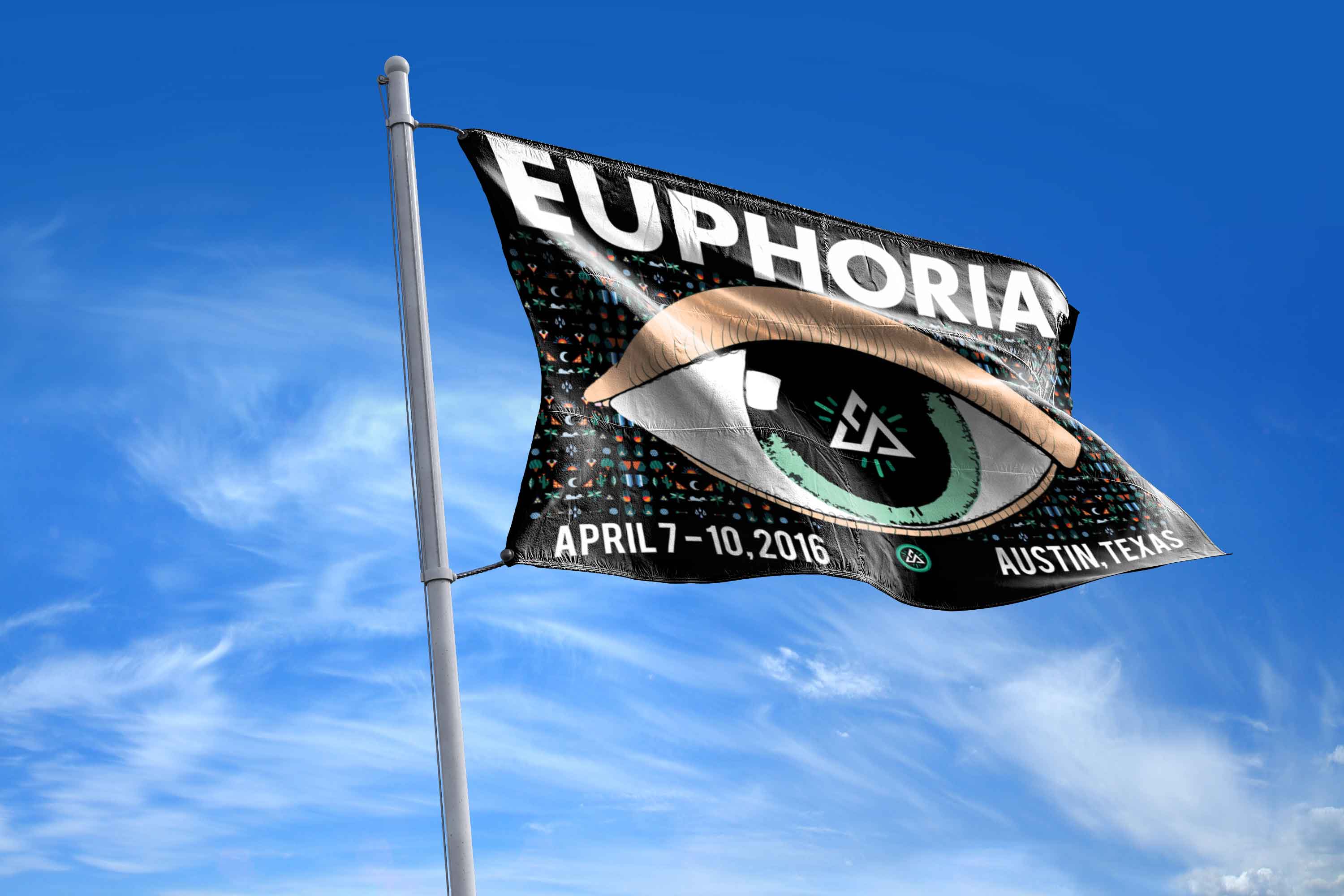 Euphoria Flag Mock Up